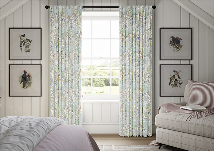 Los Angeles Velvet, Summer Breeze - Made to Measure Curtain - Image 3